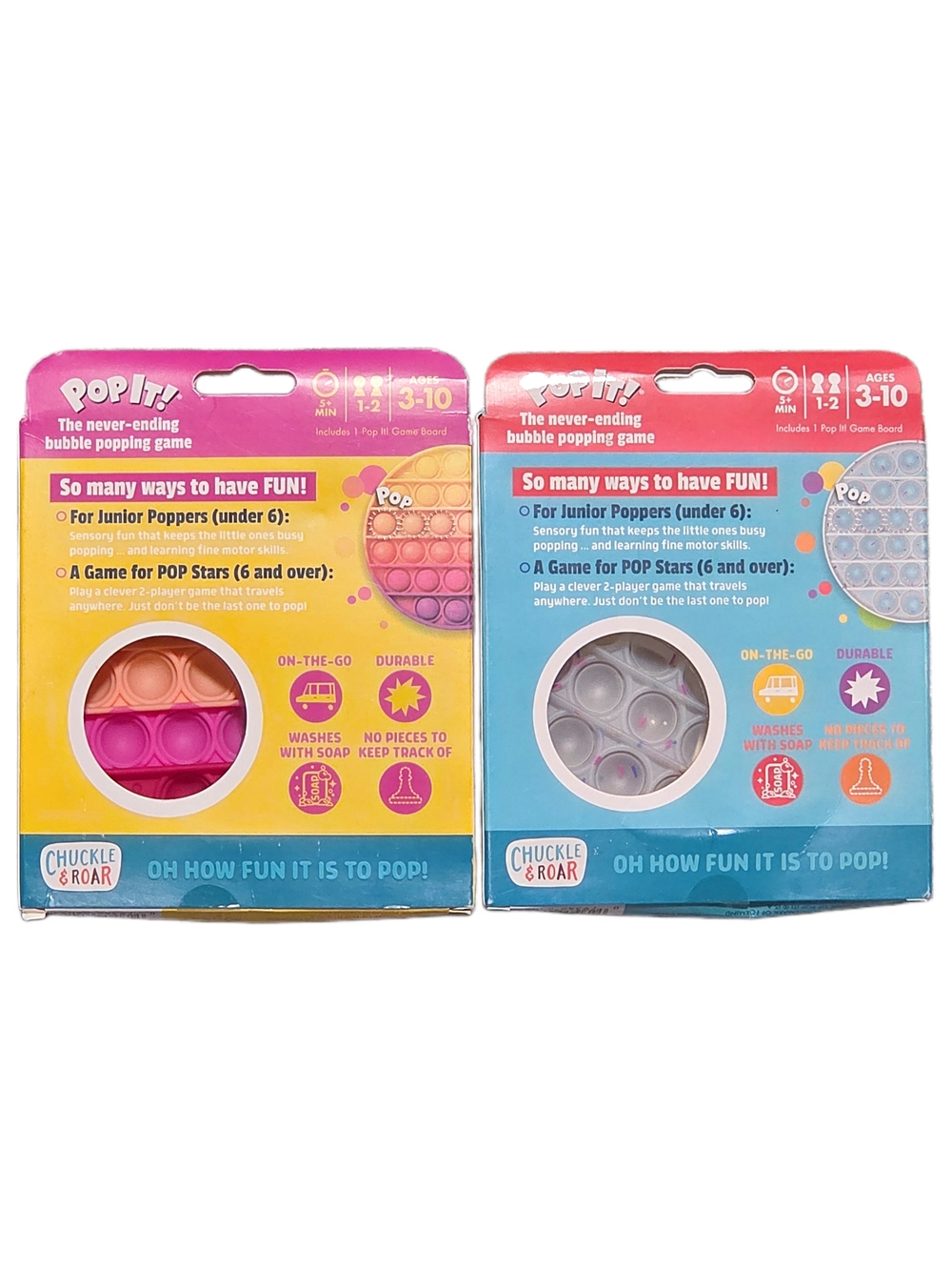 POP IT! - Set Of 2 Bubble Popping Fidget Toys - Picture 3 of 3